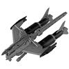 BANDAI SPIRITS Bandai 30MM Extended Armament Vehicle (Attack Submarine Ver.) [Light Gray] (Plastic Model)