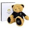 Doudou et Compagnie- Licence Jo Paris 2024 Giochi Olimpici e Paralimpici Parigi 2024-ORSO, Colore Orso Marrone Premium-Giacca, 37 cm, JO2450