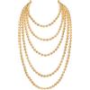 BABEYOND Gatsby - Collana lunga con perle e nodo, stile anni '20, 2-Pack, Perle finte