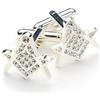 THE MASONIC COLLECTION Cuff-Daddy - Gemelli di cristallo bianco, Cufflink Box