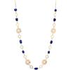 Dazylleco Collane lunghe in oro Boho per le donne Irregolare Pietra Naturale Perla Dichiarazione Collana Ornamentale Compleanno Matrimonio Party Abito Oro Gioielli Regali, 13 inches (extendable to 16.1 inches