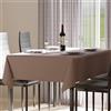 domus&trend - Tovaglia Antimacchia in Cotone e Poliestere 160x160 6 Posti Cucina e Sala da Pranzo per Casa/Ristorante, Tovaglia Copritavolo Durevole e Resistente a Pieghe e Lavaggi 100% Made in Italy