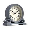 Jones Clocks® Saloon Orologio a camino | Piccolo design tradizionale a doppia scorritura | Marina francese | Numeri romani | Stile classico per scrivania, tavolo, mensola o comodino