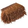 Whakano 3 metri di piume di struzzo, nastro di piume di struzzo, 8-10 cm di larghezza, con frange per cucire, sciarpa fai da te, copricapo, carnevale, feste, Halloween, Natale, costumi, colore marrone