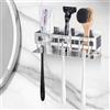 JABNOW Porta Spazzolino da Elettrico Portaspazzolini, Porta Dentifricio da Bagno, Toothbrush Holder in Acciaio Inox, Porta Spazzolino da Muro, Toothbrush Holder Organizzatore Autoadesivo -3 Scomparti