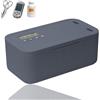 Sightday Timeline Box,Time Lock,Phone Lock Boxs Gestione delle dipendenze,Armadietti di sicurezza per cucina/casa/scuola/viaggio/ufficio/farmaci/scatola con serratura (batteria non inclusa) (grigio)