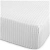 Generico BIBIHOME Coprimaterasso Atlas in Spugna Jacquard 100% Cotone 250 g/m² con Angolo Maxi 30 cm - Traspirante, Morbido e Anallergico - S&G Home Made in Italy (Piazza e mezza francese: 140x200 + 30 cm)
