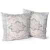 Snylcce Set di 2 federe per cuscini in stile bohémien, design antico e vintage, motivo double-face, 45 x 45 cm, morbide federe per cuscini per giardino, divano, letto, 45 x 45 cm