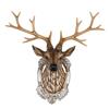 Vnook Grande Testa di Animale Vintage Decorazione da Parete Arte, Scultura da Parete Testa di Cervo, Decorazione da Parete Animale Arte Moderna appesa Statua di Testa di Cervo