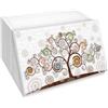 Lupia Portapane Legno Bianco TREE WHITE, Contenitore Pane 40x20x30 cm