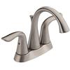 Delta Lahara Two Handle Centerset Lavatory Faucet, Stainless, 5.00 x 10.50 x 5.00 inches