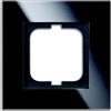 Busch-Jaeger ABB 1721-825 CORNICE SING VETRO NERO S.CARAT, White