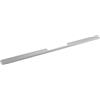 OBF Grimme 8536620550 - Maniglia quadrata per mobili Agenor, larghezza 590 mm, in alluminio anodizzato naturale, argento, distanza tra i fori 492 mm