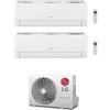 LG CONDIZIONATORE LG LIBERO SMART WIFI R32 DUAL SPLIT INVERTER 12000+18000 BTU MU3R19.U24 A+++