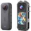 Generico Per Insta360 X4 Air Telaio Protettivo in Lega di Alluminio, Staffa di Espansione Antiurto e Antigraffio, Cornice Multifunzione per Videocamera Sportiva 360 X4 Air