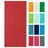 ZOLLNER Telo mare 100x200 cm - asciugamano da spiaggia delicato sulla pelle e super assorbente - lavabile fino a 60°C - 100% cotone - rosso con design con animali marini - certificato Oeko Tex (R)
