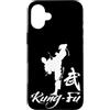 Bahaa's Tee Custodia per iPhone 16 Plus Cool Kung Fu Man Dragon Fighting Graphic Tees & Cool Designs