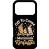 Confusione Divertente Meme Sarcastico Custodia per iPhone 17 Pro Off To Cause Maximum Kerfuffle