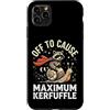 Confusione Divertente Meme Sarcastico Custodia per iPhone 11 Pro Max Off To Cause Maximum Kerfuffle