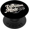 Funny Aviation designs Modalità vacanza Aviazione Sun Cloud Volo PopSockets PopGrip Adesivo