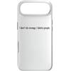 YO! Custodia per iPhone Air I Don't Do Revenge I Delete People Divertente Sarcasmo Citazione