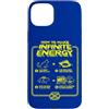 Breakfast Humor And Jam Toast Bread Cat Custodia per iPhone 15 Plus Divertente Scienza Sarcasmo Ipotesi Infinite Energy Loop Cat