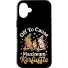 Confusione Divertente Meme Sarcastico Custodia per iPhone 16 Plus Off To Cause Maximum Kerfuffle