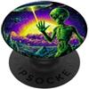 Formula Graphics Cool Green Alien Extra Terrestre Grafica PopSockets PopGrip Adesivo