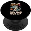 Collega Sarcastico Ufficio Stress Umoris Sarcasmo Sul Posto Di Lavoro Non Lasciare Che Gli Idioti PopSockets PopGrip Adesivo