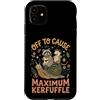 Confusione Divertente Meme Sarcastico Custodia per iPhone 11 Off To Cause Maximum Kerfuffle