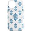 Mint Violet Designs Custodia per iPhone 14 Motivo vintage con leone blu e bianco ispirato al Grandmillennial