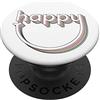 Happy Smile - Retro Vintage arcobaleno citazione ispiratrice PopSockets PopGrip Intercambiabile