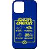 Breakfast Humor And Jam Toast Bread Cat Custodia per iPhone 12 mini Divertente Scienza Sarcasmo Ipotesi Infinite Energy Loop Cat