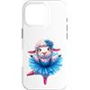 Sweet Sheep Studio Custodia per iPhone 16 Pro Simpatica ballerina con pecore che ballano con animali
