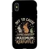 Confusione Divertente Meme Sarcastico Custodia per iPhone X/XS Off To Cause Maximum Kerfuffle
