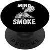 Trucker Culture Vintage Rugged Humorous Divertente dicendo mente se camion fumo sarcastico PopSockets PopGrip Adesivo