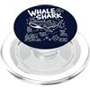 Funny Whale Shark Wildlife Sea Animal Oc Immersioni subacquee con squalo balena oceano biologia marina animale PopSockets PopGrip per MagSafe
