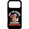 Confusione Divertente Meme Sarcastico Custodia per iPhone 17 Pro Max Off To Cause Maximum Kerfuffle