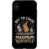 Confusione Divertente Meme Sarcastico Custodia per iPhone XS Max Off To Cause Maximum Kerfuffle