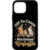 Confusione Divertente Meme Sarcastico Custodia per iPhone 16 Pro Max Off To Cause Maximum Kerfuffle