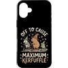 Confusione Divertente Meme Sarcastico Custodia per iPhone 16 Plus Off To Cause Maximum Kerfuffle