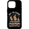 Confusione Divertente Meme Sarcastico Custodia per iPhone 16 Pro Off To Cause Maximum Kerfuffle