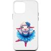 Sweet Sheep Studio Custodia per iPhone 12 mini Simpatica ballerina con pecore che ballano con animali