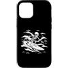 skeleton surfing design Custodia per iPhone 12/12 Pro Scheletro Surfing Wave - Notte Oceano Gotico Surf Art