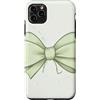 Sage & Mint Green Bows And Ribbons Gifts Custodia per iPhone 11 Pro Max Nastro con fiocco verde menta