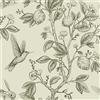 VEELIKE Carta da Parati Limone e Uccello Beige Vintage Carta Adesiva Fiori per Mobili Tropicali Fotomurali Pellicola Adesiva Decorativa Floreale Carta da Parati per Camera da Letto Bagno 44.5cm×300cm