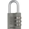 ABUS 465857-145/30_TITANIO_B Candado aluminio combinacion 30 mm 3 dígitos titanio blister