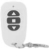 Yasorn eMylo Trasmettitore a 3 tasti, telecomando RF 433 MHz, trasmettitore distanza a distanza fino a 30-50 m, per porta elettrica del garage, tenda elettrica, serratura, motore di controllo 1 pezzo