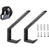 SMTHOME 2PCS Porta casco per moto Gancio per giacca Borse da parete Supporto per espositore