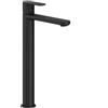 Ravak Rubinetto per lavabo BeCool | Miscelatore monocomando per lavabo BeCool Chrome, rubinetto | senza scarico e barra di trazione, altezza 300 mm | CR II 015.21BL | Ravak (nero)